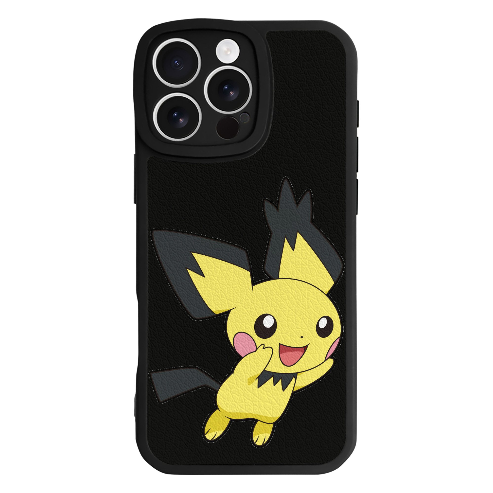 （画像用） ポケットモンスター Pokémon 【iPhone 16シリーズ対応】シリコンスマホケース（レザー調） 材質：シリコン